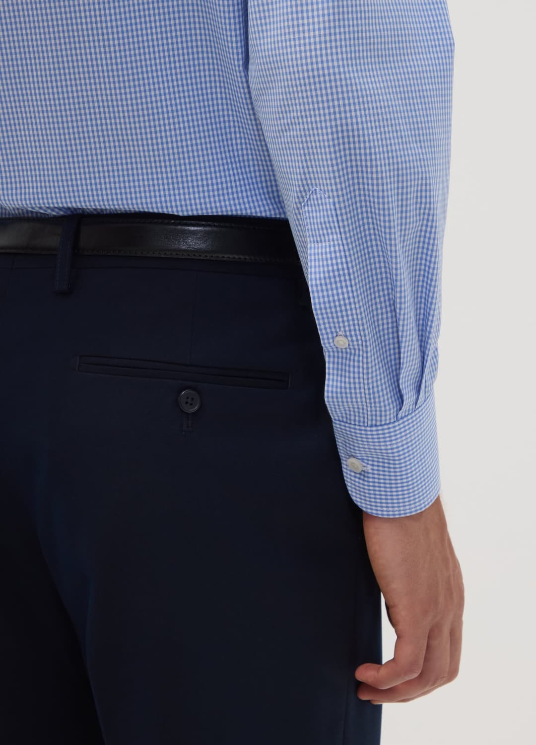Camicia Azzurra In Misto Cotone Con Colletto Button Down Easy Iron Regular Fit | OVS Camicia Azzurra In Misto Cotone Con Colletto Button Down Easy Iron Regular Fit - 2 | OVS