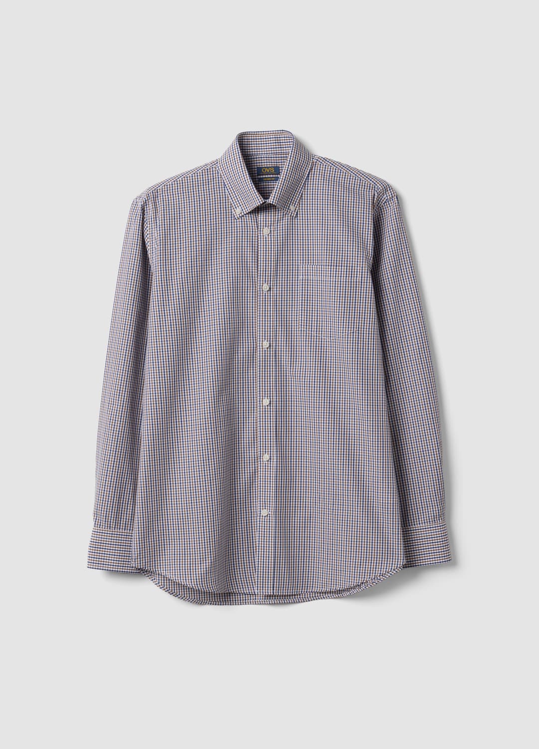 Camicia Easy Iron Multicolor In Misto Cotone A Quadri Button Down Regular Fit | OVS Camicia Easy Iron Multicolor In Misto Cotone A Quadri Button Down Regular Fit - 4 | OVS