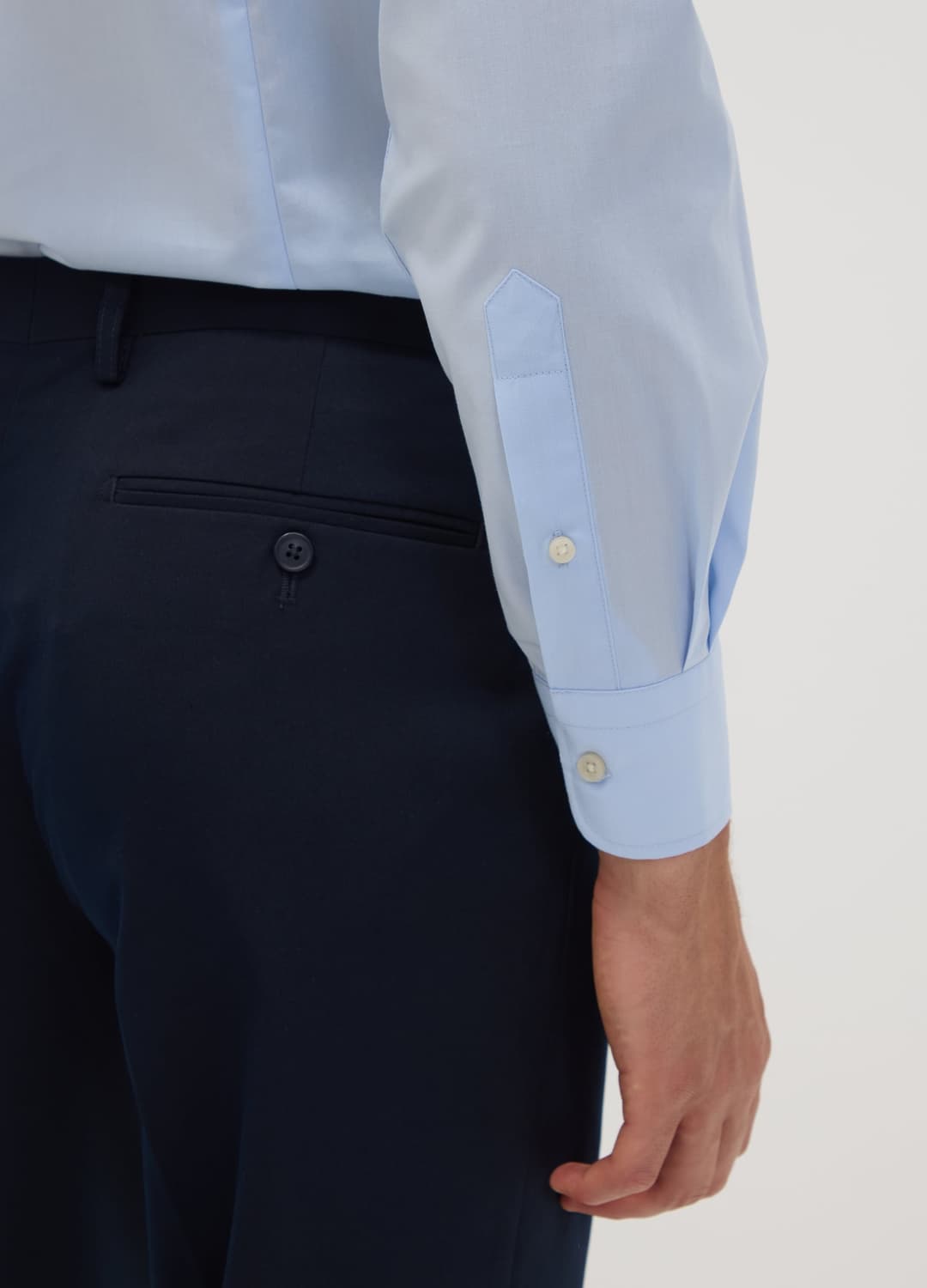 Hellblaues Slim-fit-hemd Mit Button-down-kragen | OVS Hellblaues Slim-fit-hemd Mit Button-down-kragen - 3 | OVS