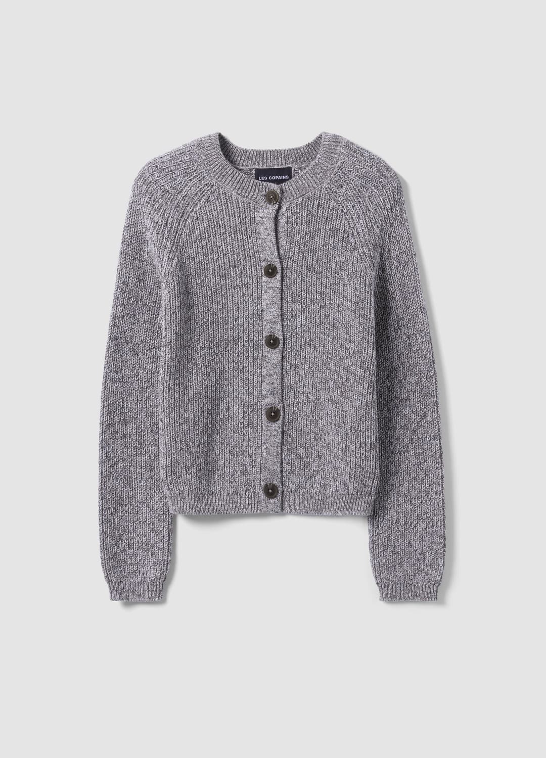 Graue Strickjacke Aus Reiner Baumwolle In Regular Fit | OVS Graue Strickjacke Aus Reiner Baumwolle In Regular Fit - 4 | OVS