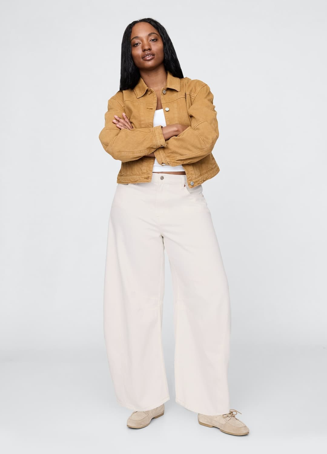 Pantaloni Ampi Bianchi In Cotone | OVS Pantaloni Ampi Bianchi In Cotone - 4 | OVS