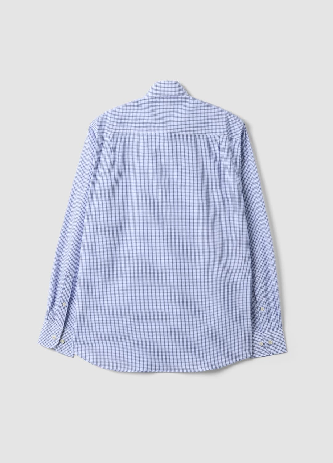 Camicia Azzurra In Misto Cotone A Quadretti Easi Iron Regular Fit | OVS Camicia Azzurra In Misto Cotone A Quadretti Easi Iron Regular Fit - 6 | OVS