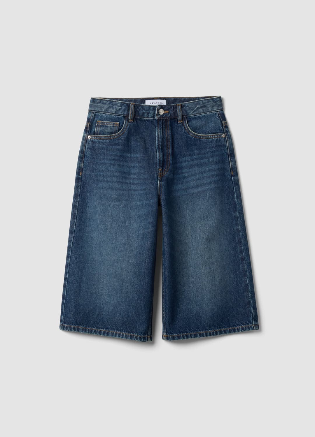 Baggy Jeans-shorts Aus Blauem Denim Aus Reiner Baumwolle | OVS Baggy Jeans-shorts Aus Blauem Denim Aus Reiner Baumwolle - 4 | OVS