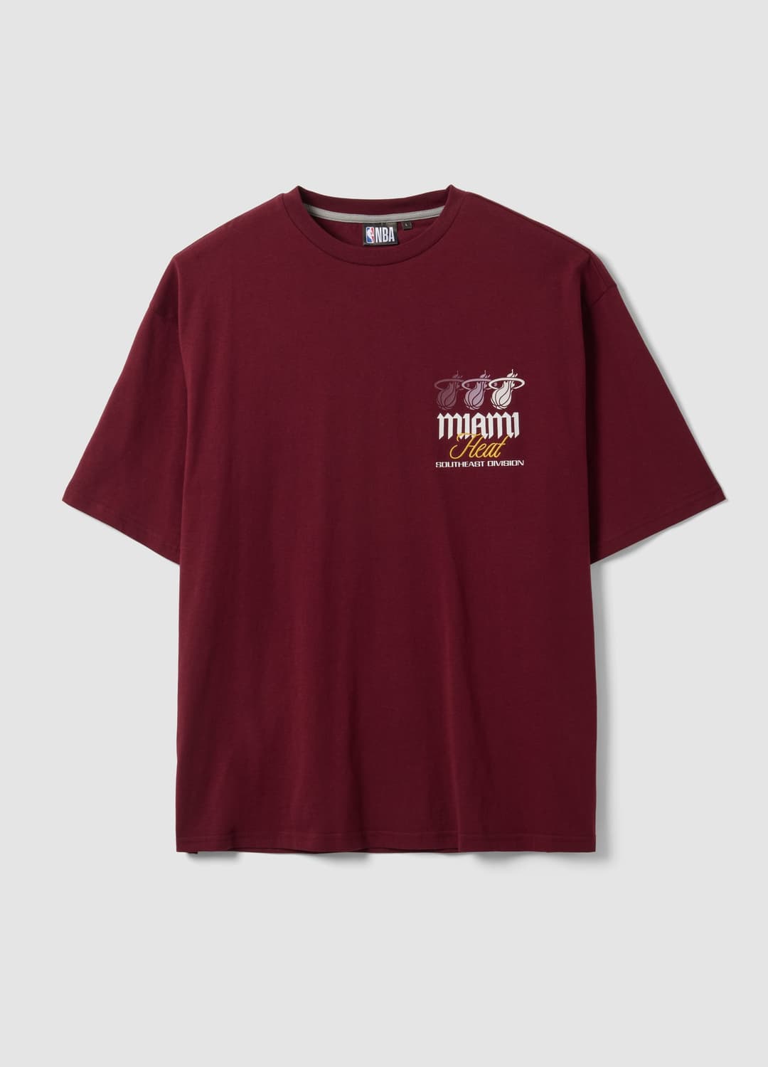 T-shirt Rossa In Puro Cotone Con Stampa Miami Heat | OVS T-shirt Rossa In Puro Cotone Con Stampa Miami Heat - 4 | OVS