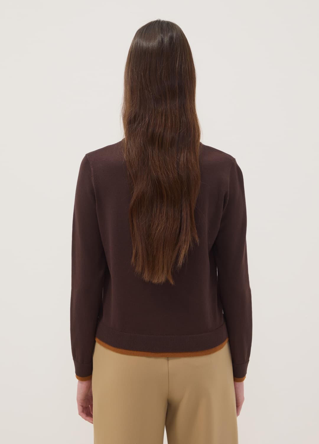 Cardigan Marrone In Misto Viscosa A Maniche Lunghe | OVS Cardigan Marrone In Misto Viscosa A Maniche Lunghe - 3 | OVS