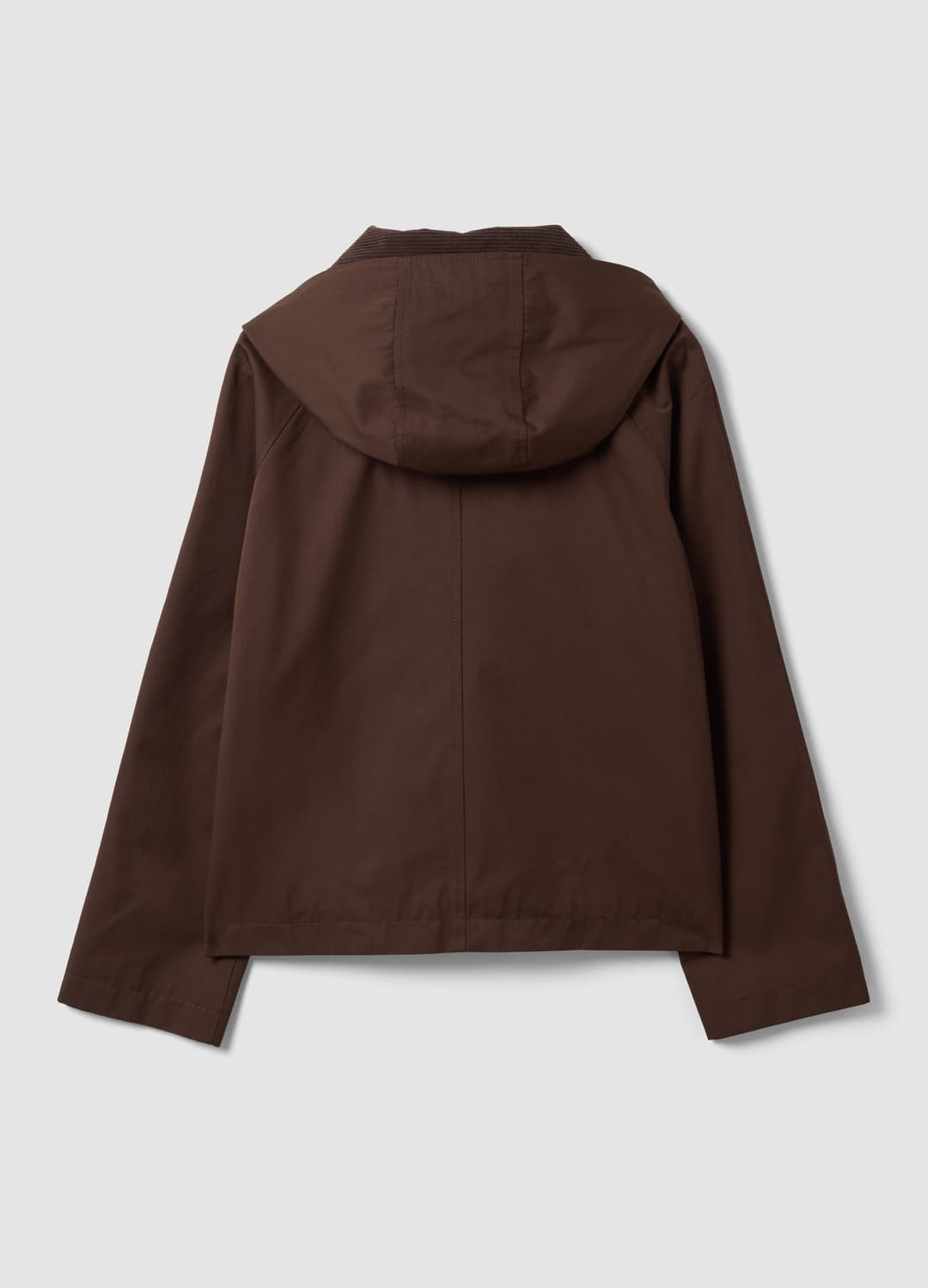 Giacca Parka Marrone Con Cappuccio E Collo A Coste In Misto Cotone | OVS Giacca Parka Marrone Con Cappuccio E Collo A Coste In Misto Cotone - 5 | OVS
