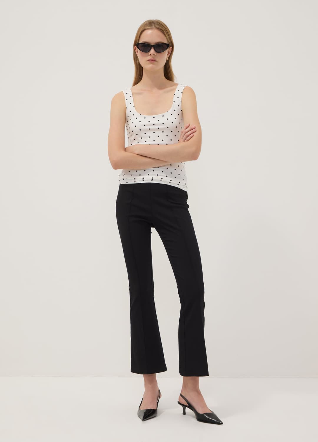 Leggings Flare Neri In Viscosa Elasticizzato | OVS Leggings Flare Neri In Viscosa Elasticizzato - 0 | OVS