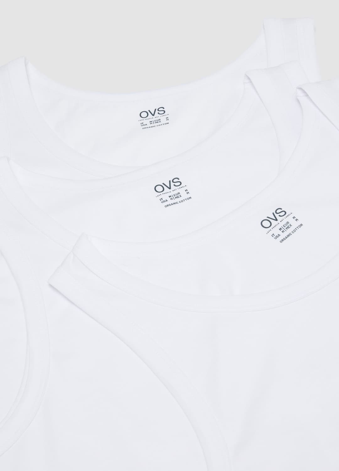Tripack Di Canottiere Bianche In Cotone Organico | OVS Tripack Di Canottiere Bianche In Cotone Organico - 6 | OVS