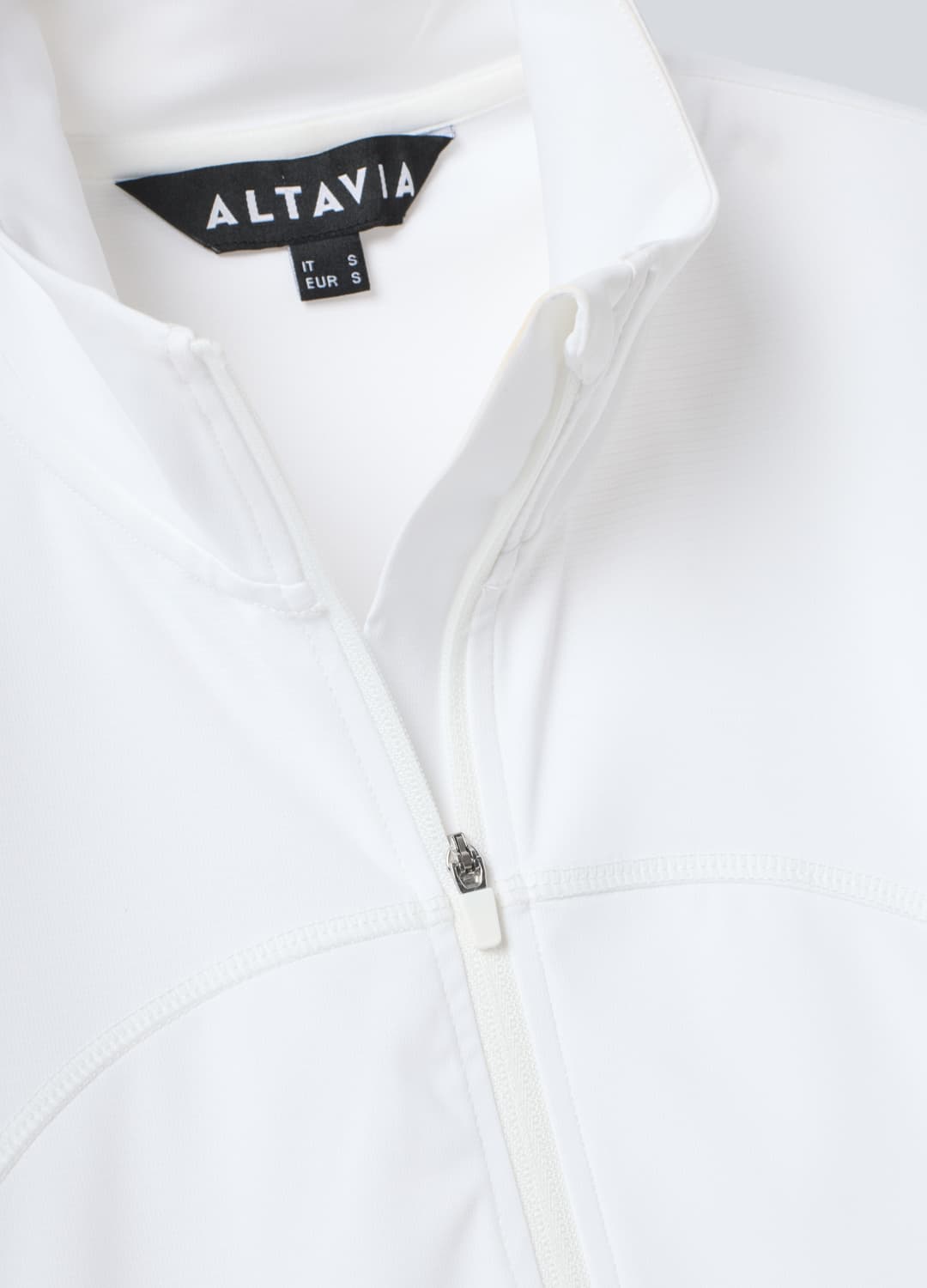 Felpa Full Zip Bianca In Tessuto Tecnico Elasticizzato Altavia Court | OVS Felpa Full Zip Bianca In Tessuto Tecnico Elasticizzato Altavia Court - 5 | OVS