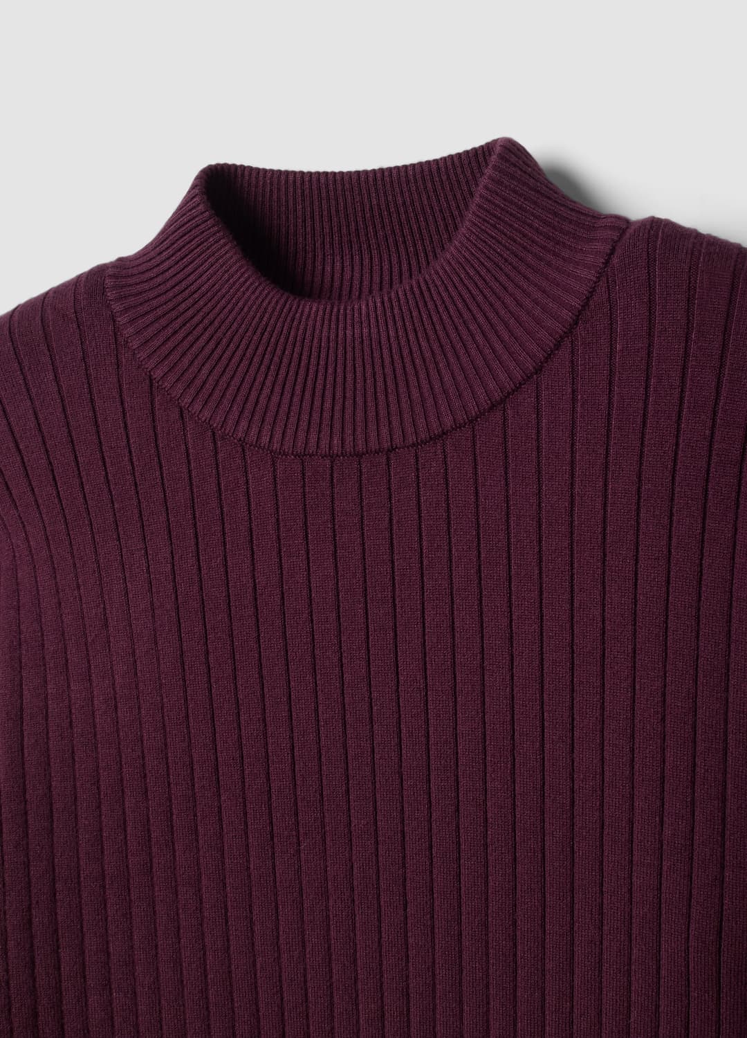 Maglia Verde In Misto Viscosa A Coste Con Collo Rialzato | OVS Maglia Verde In Misto Viscosa A Coste Con Collo Rialzato - 5 | OVS