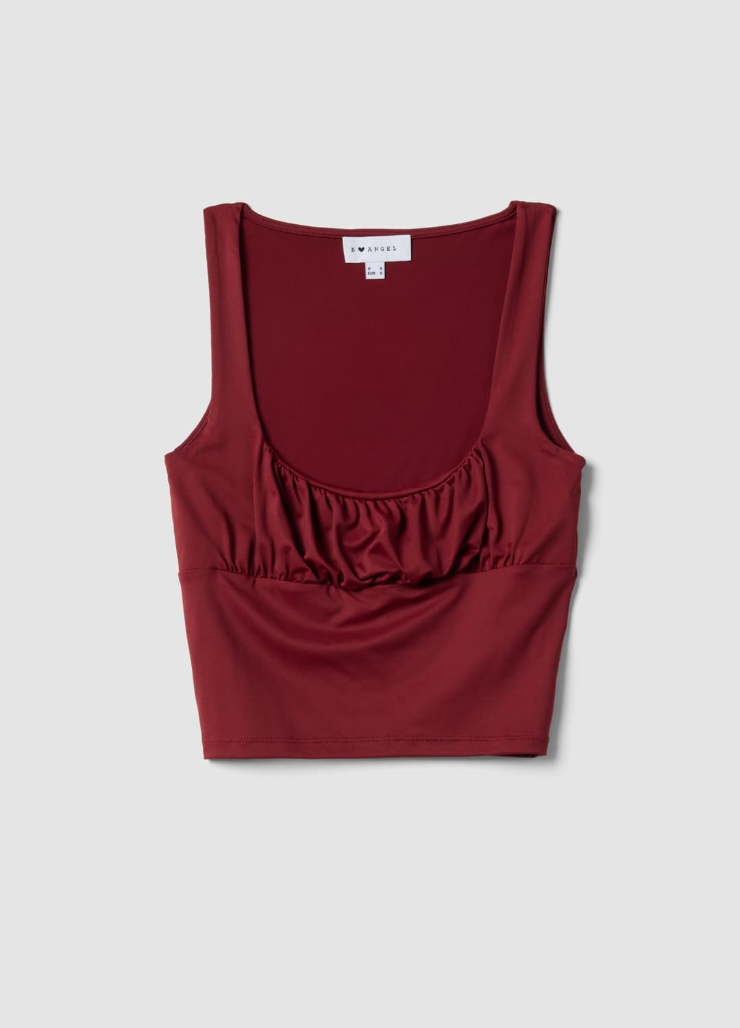 Rotes Regular-fit-tanktop Aus Stretchmaterial Mit Falten | OVS Rotes Regular-fit-tanktop Aus Stretchmaterial Mit Falten - 4 | OVS