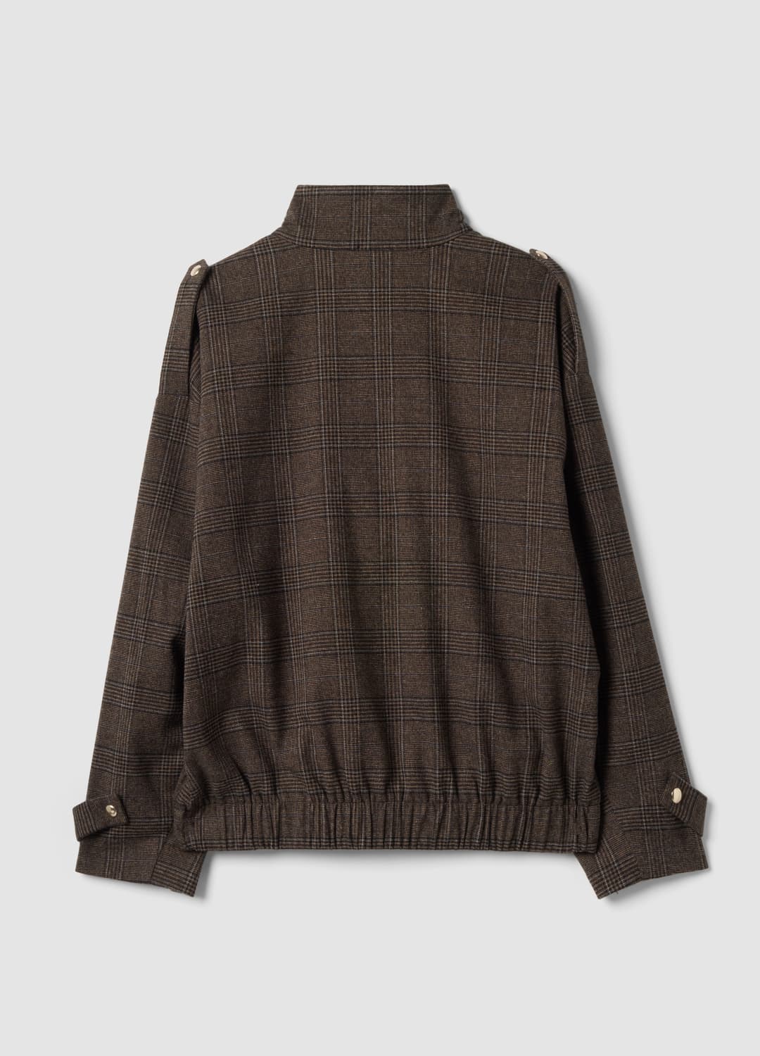 Braunes Kariertes Shacket Aus Elastischer Viskose Mit Oversize-passform | OVS Braunes Kariertes Shacket Aus Elastischer Viskose Mit Oversize-passform - 6 | OVS