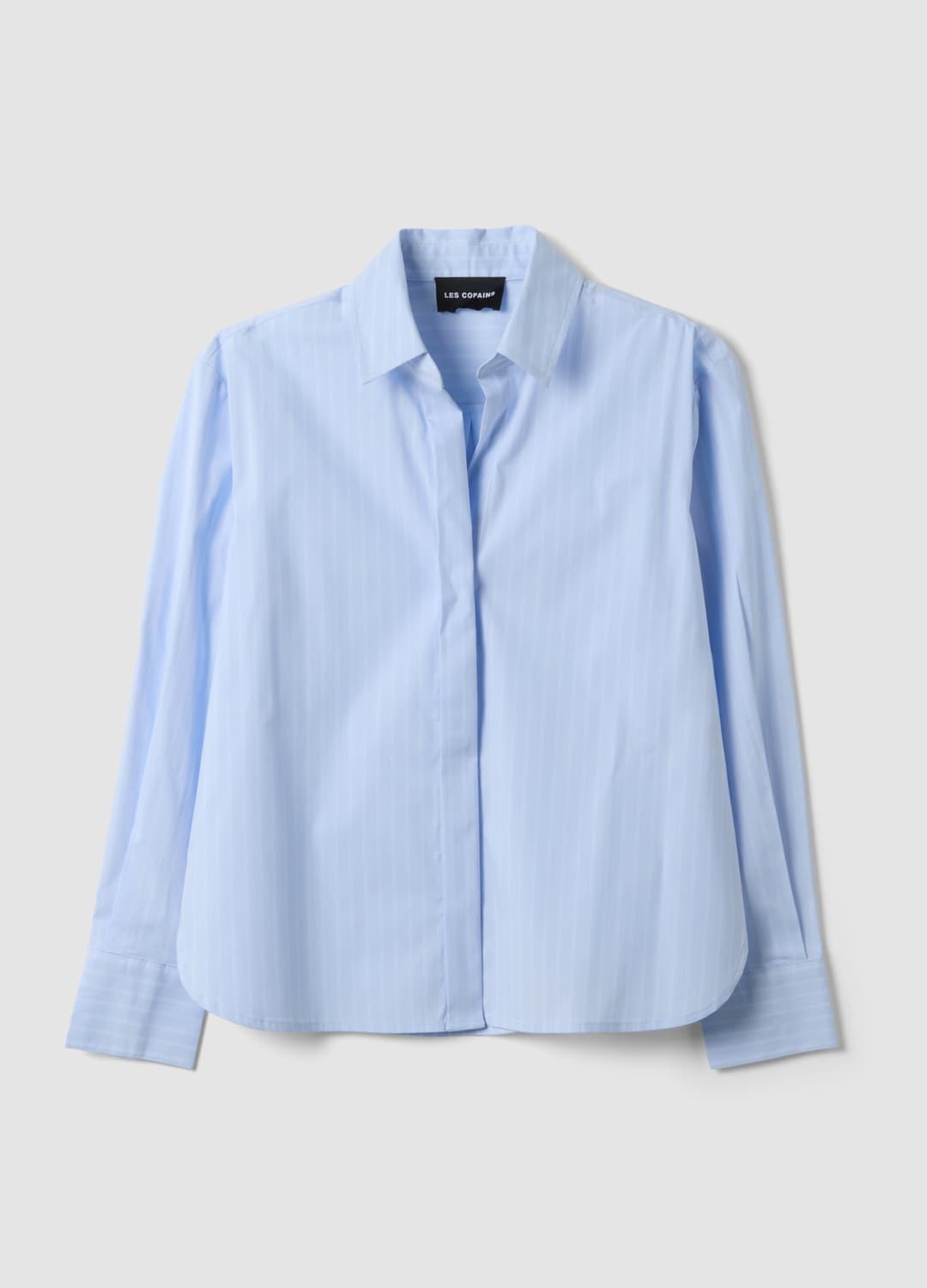 Camicia Azzurra In Cotone Elasticizzato A Righe Regular Fit | OVS Camicia Azzurra In Cotone Elasticizzato A Righe Regular Fit - 4 | OVS