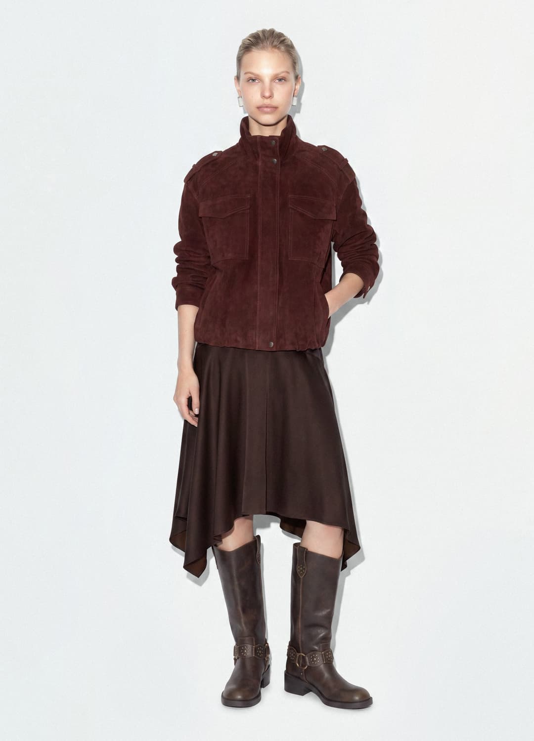 Rote Echtlederjacke In Regular Fit | OVS Rote Echtlederjacke In Regular Fit - 0 | OVS