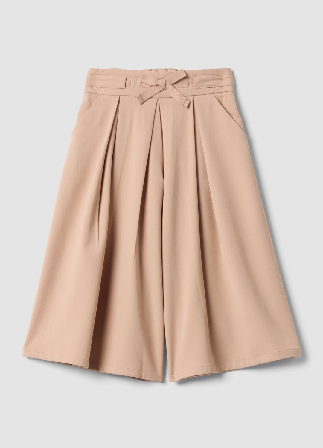 Pantaloni Formali Beige Wide Leg In Viscosa Elasticizzata Con Pieghe | OVS Pantaloni Formali Beige Wide Leg In Viscosa Elasticizzata Con Pieghe - 0 | OVS