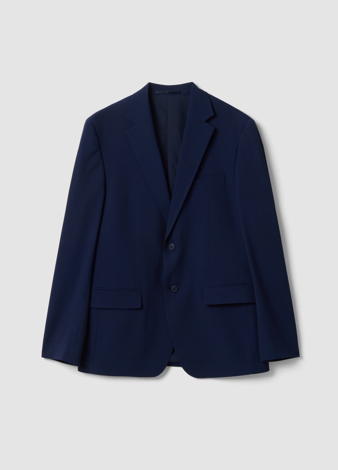 Blazer Blu In Viscosa Elasticizzata Slim Fit Con Rever Classici | OVS Blazer Blu In Viscosa Elasticizzata Slim Fit Con Rever Classici - 0 | OVS