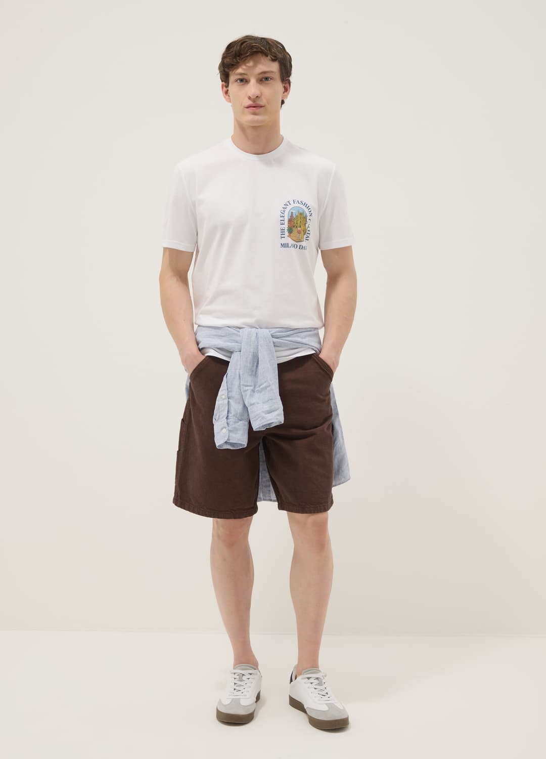 T-shirt Bianca In Puro Cotone Con Stampa Regular Fit | OVS T-shirt Bianca In Puro Cotone Con Stampa Regular Fit - 1 | OVS