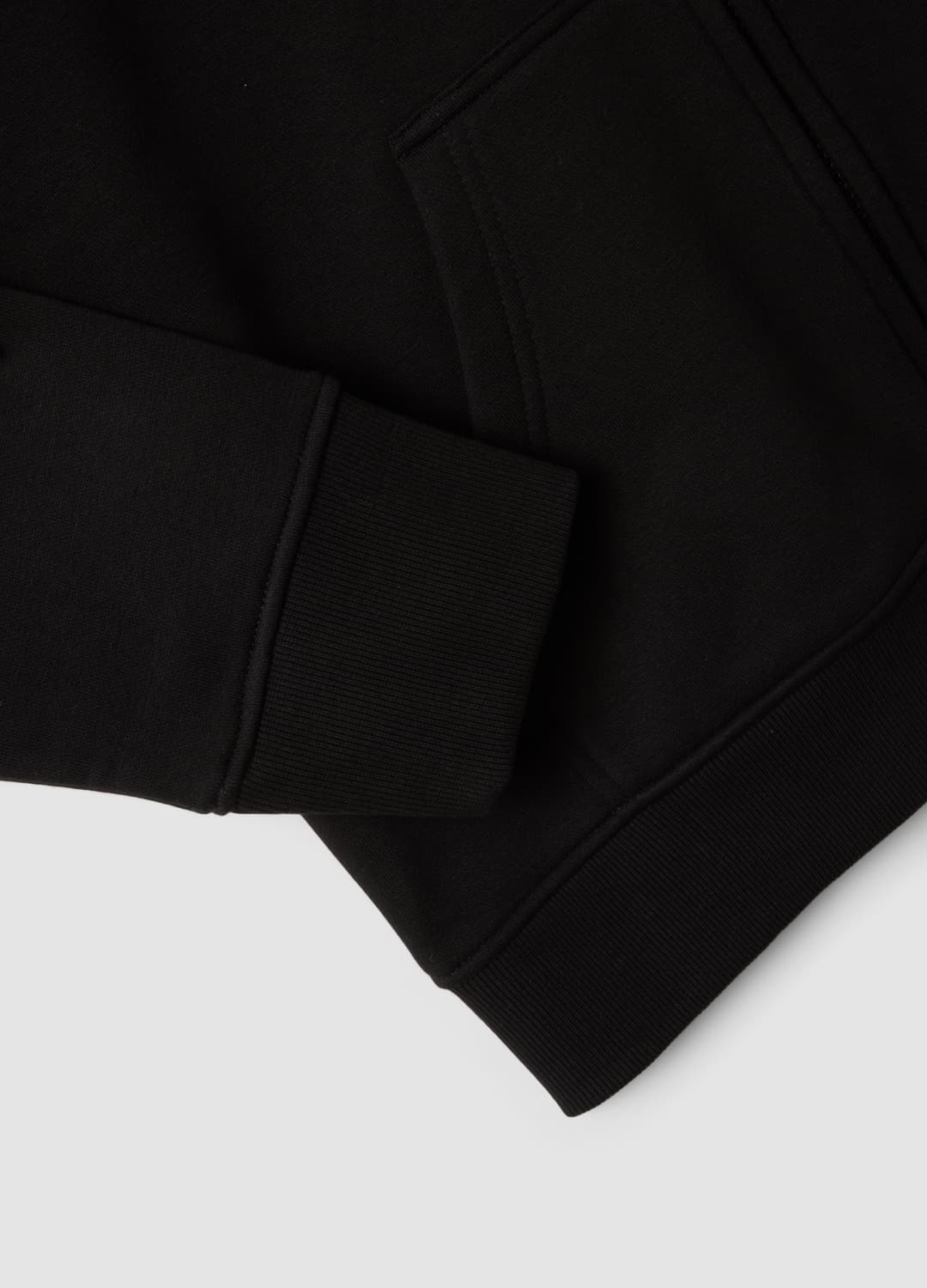 Felpa Nera In Misto Cotone Con Cappuccio Regular Fit | OVS Felpa Nera In Misto Cotone Con Cappuccio Regular Fit - 5 | OVS