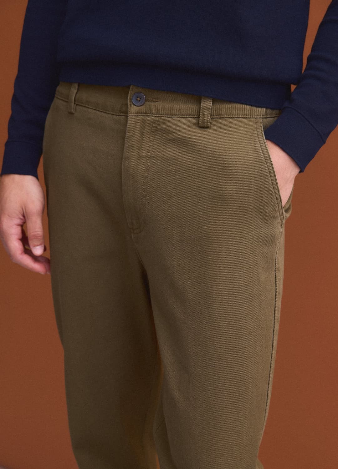 Braune Chinohose Aus Stretch-baumwolle | OVS Braune Chinohose Aus Stretch-baumwolle - 17 | OVS