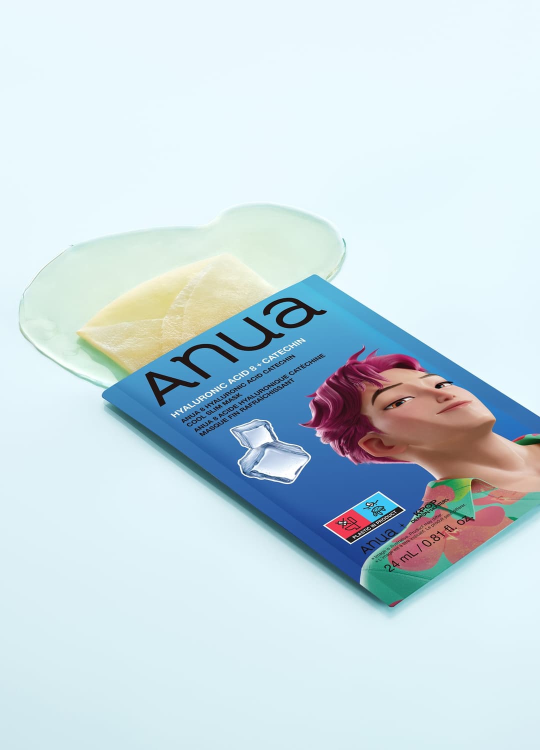 8 Hyaluronsäure-catechin Cool Slim Maske 24 Ml | Anua K-pop Demon Hunters | OVS 8 Hyaluronsäure-catechin Cool Slim Maske 24 Ml | Anua K-pop Demon Hunters - 1 | OVS