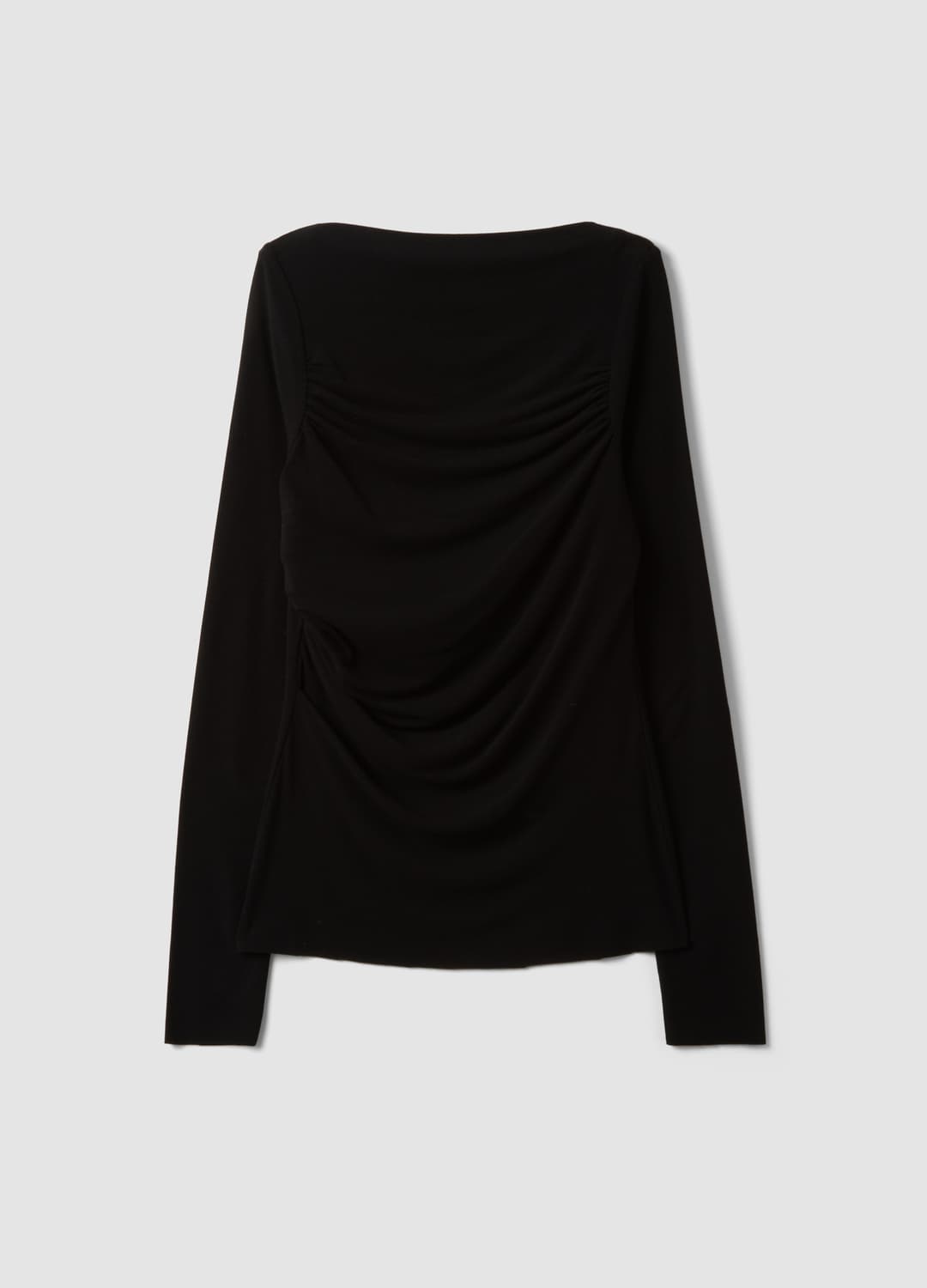 Schwarzes T-shirt Aus Elastischer Viskose | OVS Schwarzes T-shirt Aus Elastischer Viskose - 4 | OVS