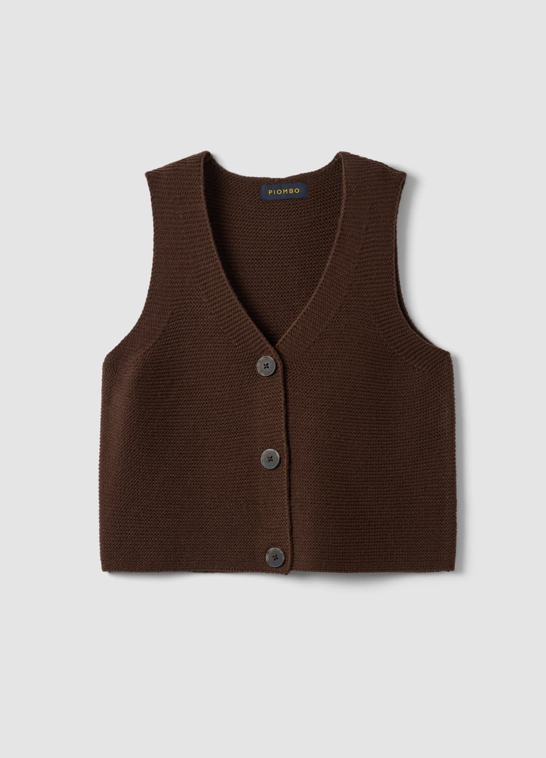 Gilet Marrone In Misto Lana Con Scollo Profondo A V Regular Fit | OVS Gilet Marrone In Misto Lana Con Scollo Profondo A V Regular Fit - 4 | OVS