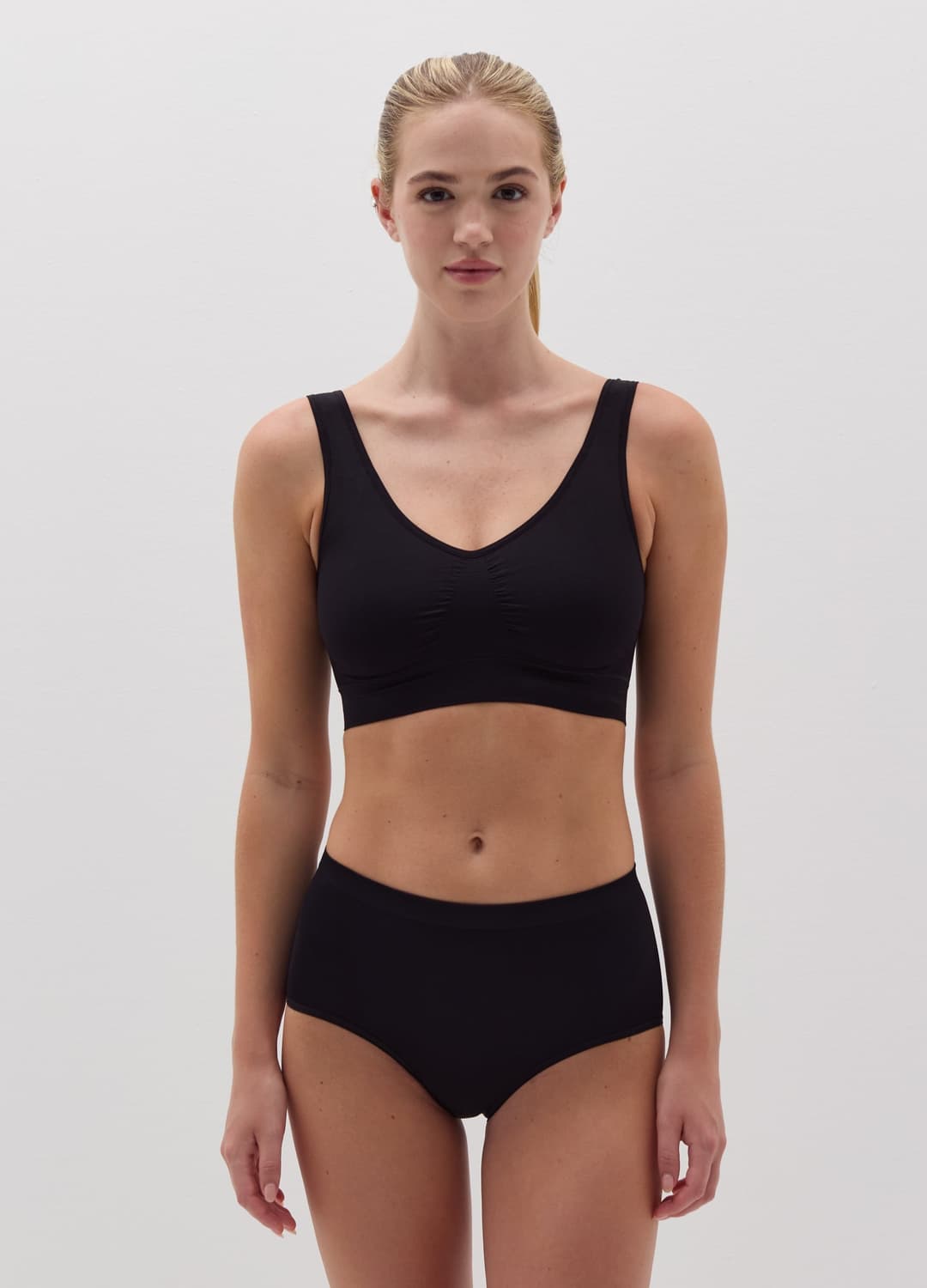 Reggiseno Brassiere In Tessuto Elasticizzato Nero | OVS Reggiseno Brassiere In Tessuto Elasticizzato Nero - 0 | OVS