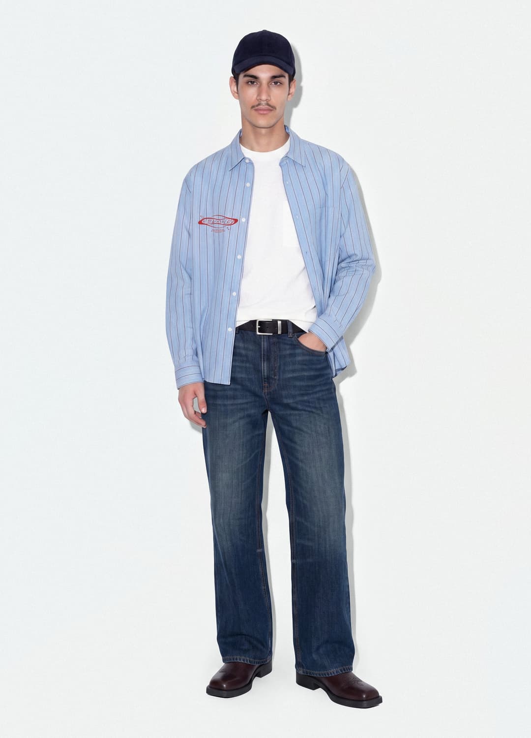 Blaue Flared-denim-jeans Aus Reiner Baumwolle | OVS Blaue Flared-denim-jeans Aus Reiner Baumwolle - 0 | OVS