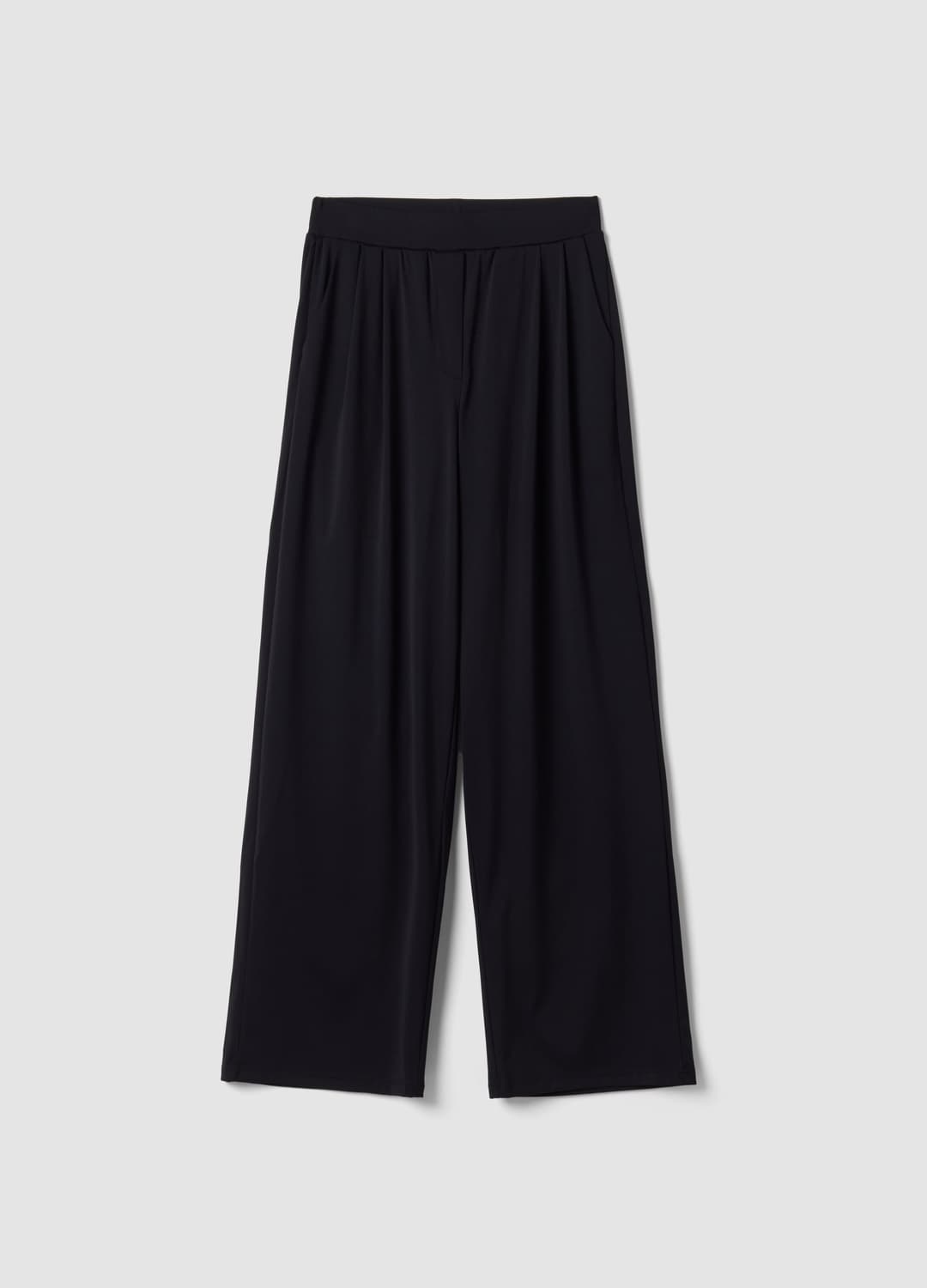 Schwarze Easy Dry Wide-leg-hose Aus Stretchmaterial Altavia Studio | OVS Schwarze Easy Dry Wide-leg-hose Aus Stretchmaterial Altavia Studio - 4 | OVS