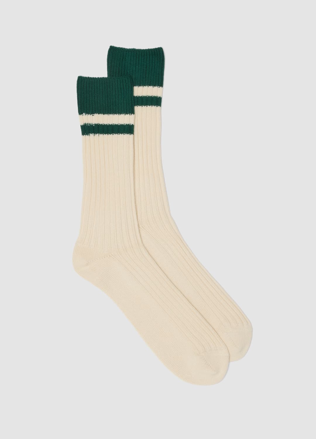 Weiße Tennissocken Aus Elastischem Baumwollmischgewebe Mit Streifen | OVS Weiße Tennissocken Aus Elastischem Baumwollmischgewebe Mit Streifen - 3 | OVS