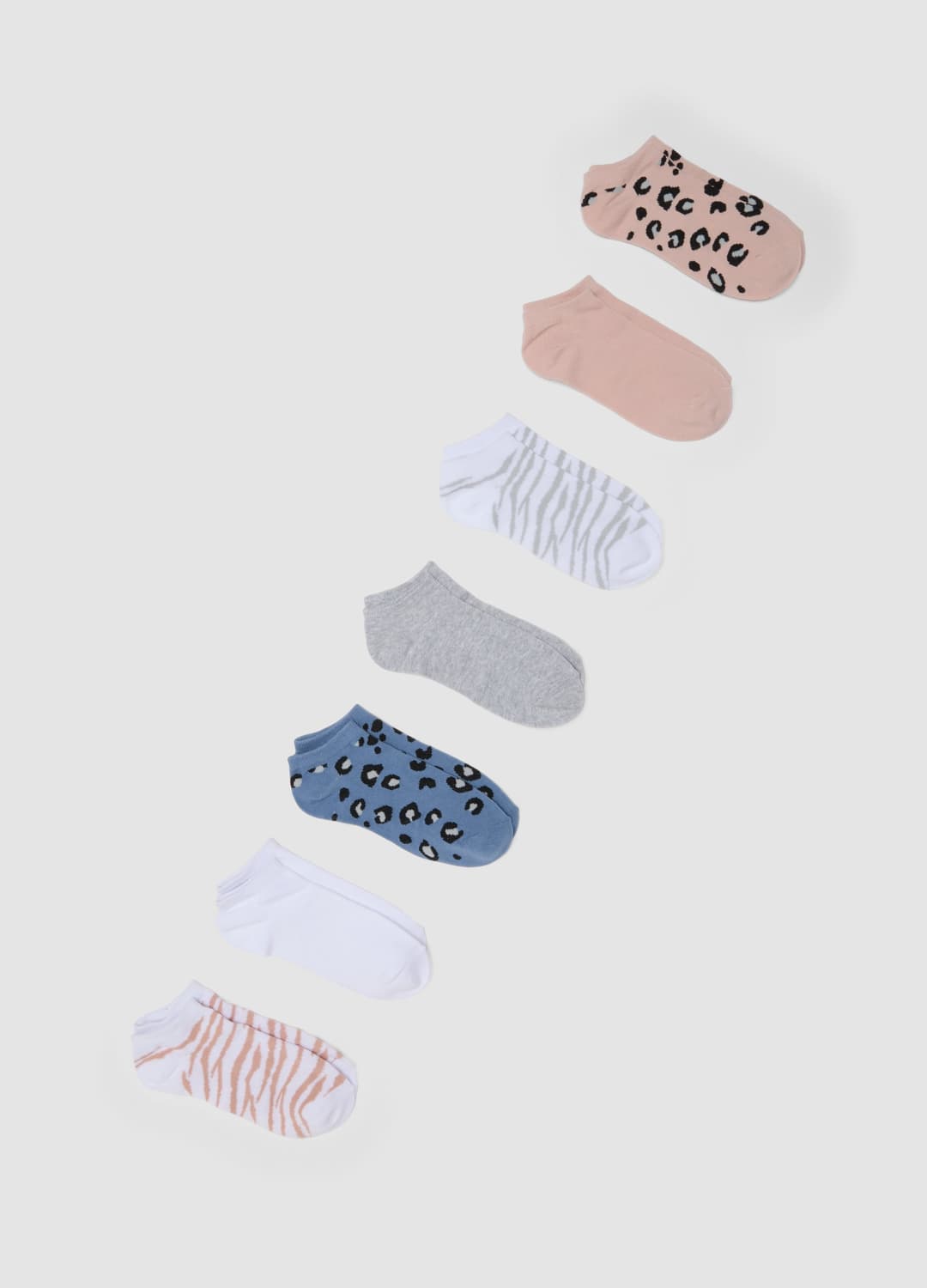 7er-pack Rosa Socken Aus Bio-baumwolle | OVS 7er-pack Rosa Socken Aus Bio-baumwolle - 0 | OVS