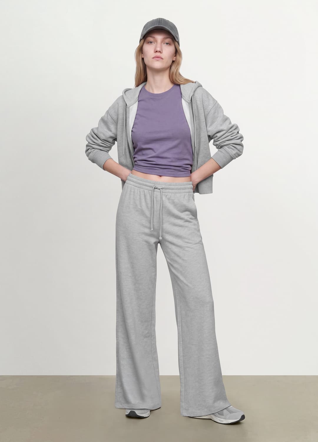 Pantaloni Jogger Grigi Baggy Fit In Puro Cotone | OVS Pantaloni Jogger Grigi Baggy Fit In Puro Cotone - 0 | OVS