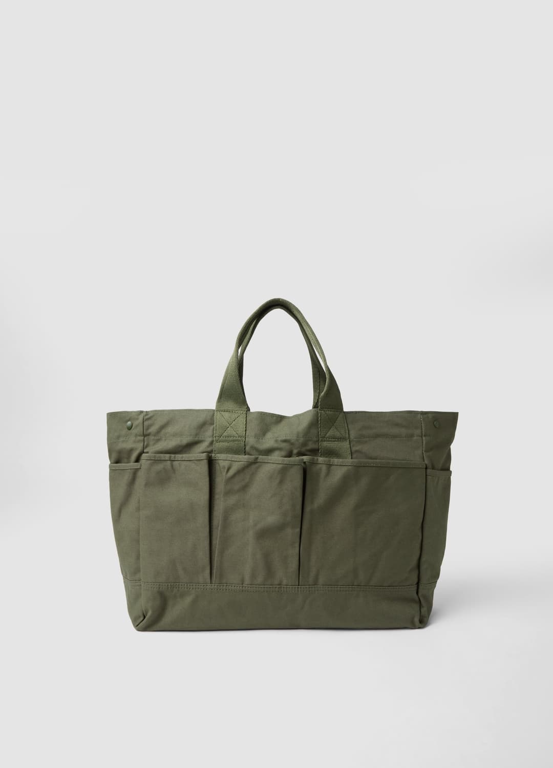 Borsa Sportiva Verde In Puro Cotone Con Tasche Esterne | OVS Borsa Sportiva Verde In Puro Cotone Con Tasche Esterne - 1 | OVS