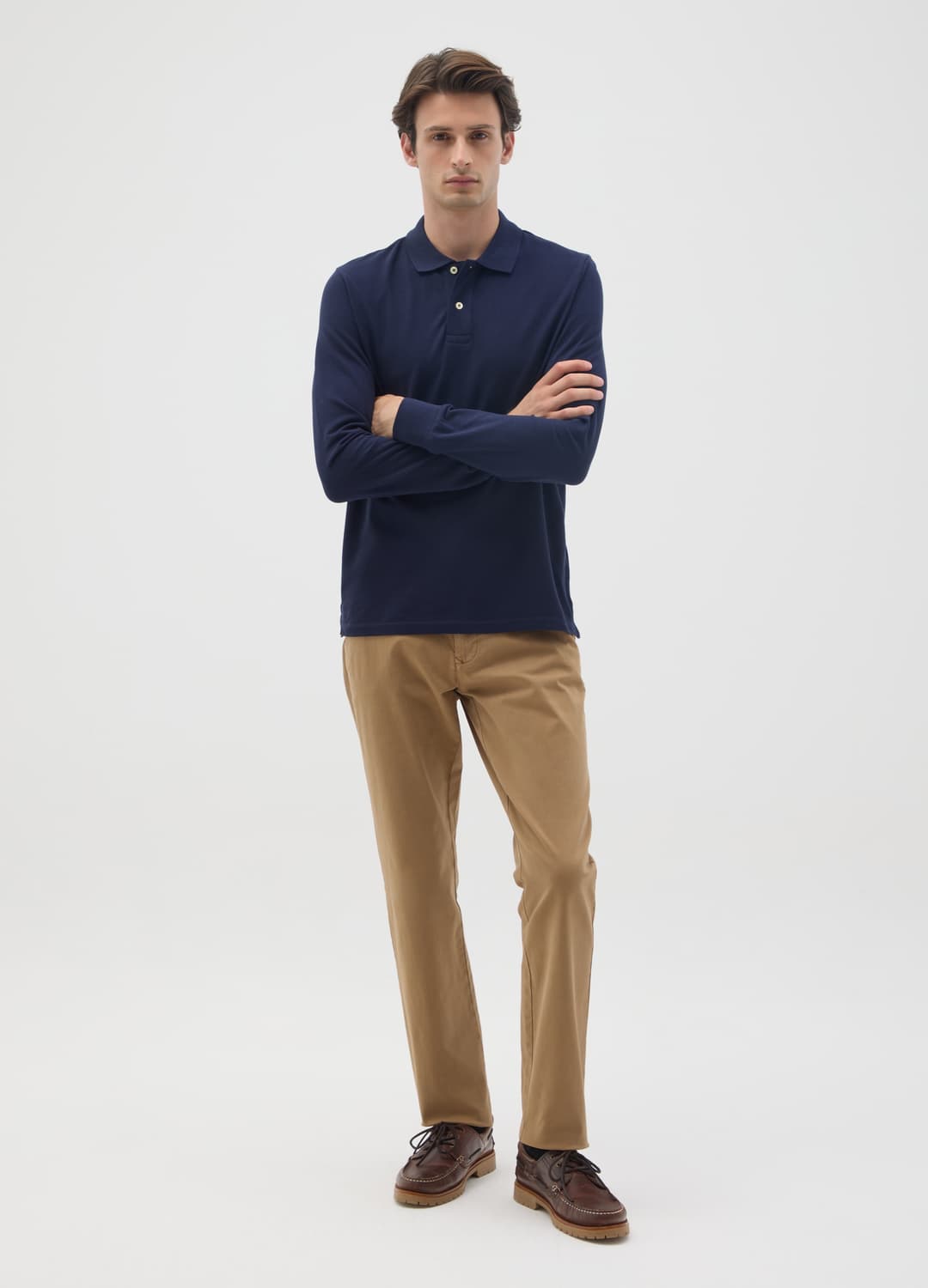 Braune Slim Fit Stretch-baumwollhose | OVS Braune Slim Fit Stretch-baumwollhose - 0 | OVS