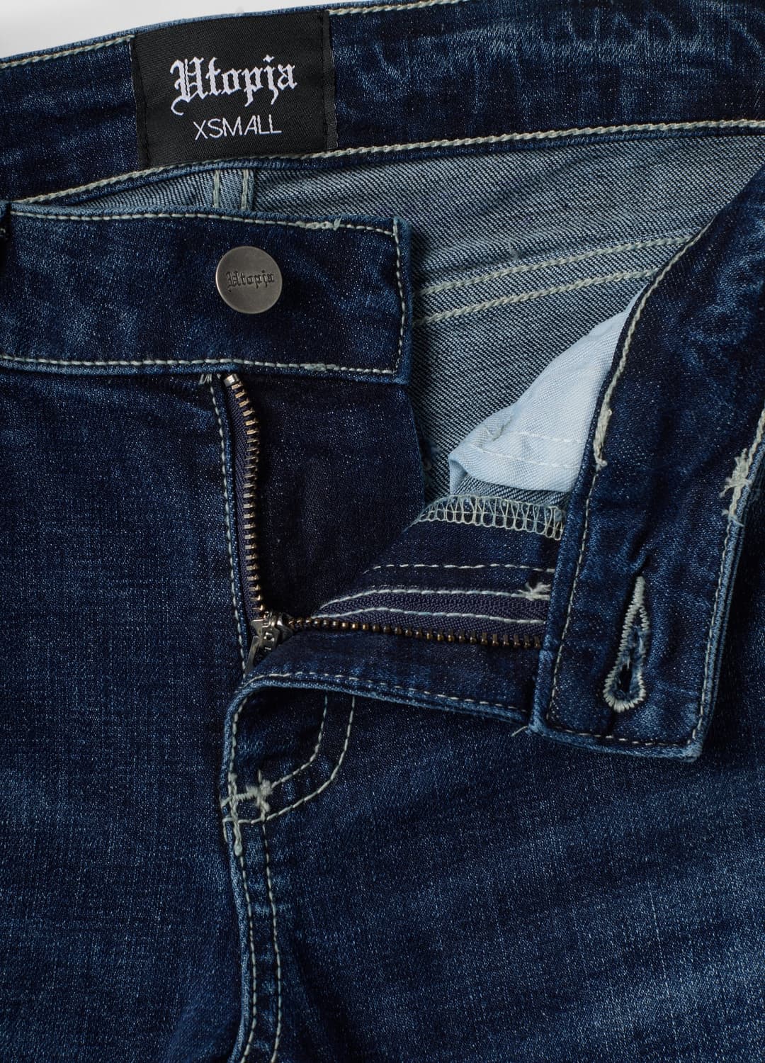 Slim Flare Jeans Aus Denim In Dark Blue Washed | OVS Slim Flare Jeans Aus Denim In Dark Blue Washed - 2 | OVS