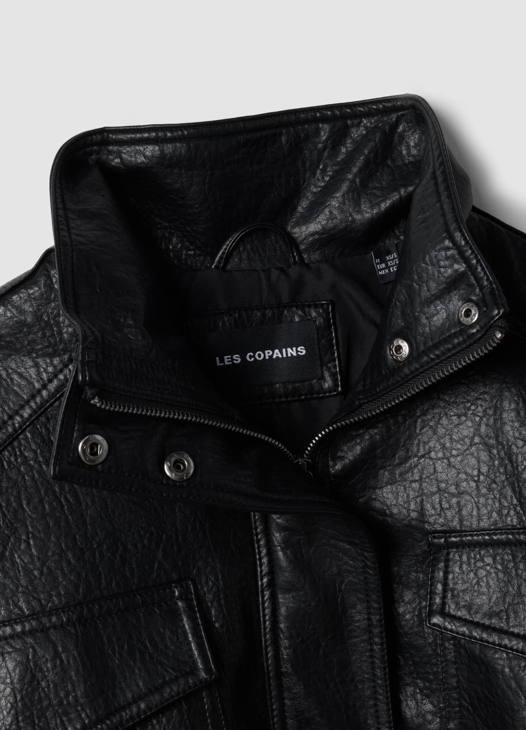 Giacca Nera In Misto Viscosa Con Zip | OVS Giacca Nera In Misto Viscosa Con Zip - 1 | OVS