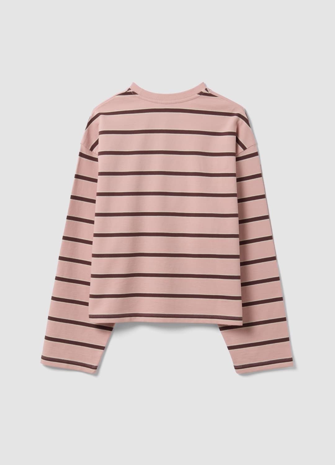 Rosa Sweatshirt Aus Reiner Baumwolle Mit Streifen | OVS Rosa Sweatshirt Aus Reiner Baumwolle Mit Streifen - 6 | OVS