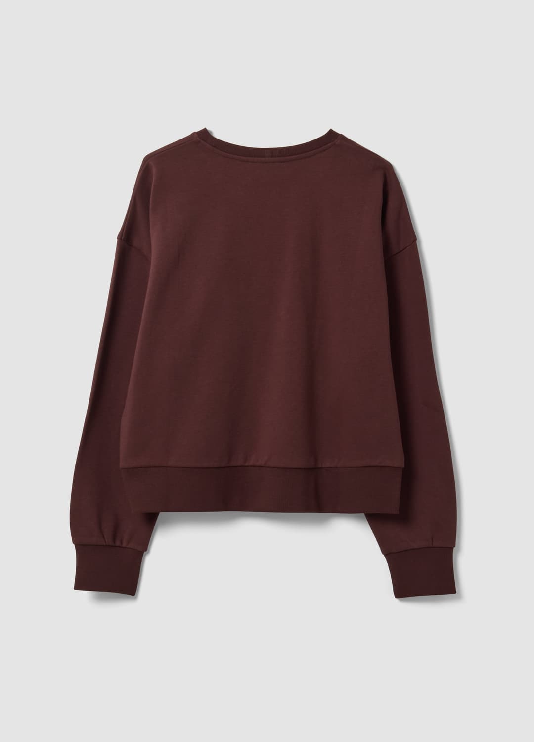 Braunes Sweatshirt Aus Baumwollmix Mit Rundhalsausschnitt Und Teddy-print | OVS Braunes Sweatshirt Aus Baumwollmix Mit Rundhalsausschnitt Und Teddy-print - 5 | OVS