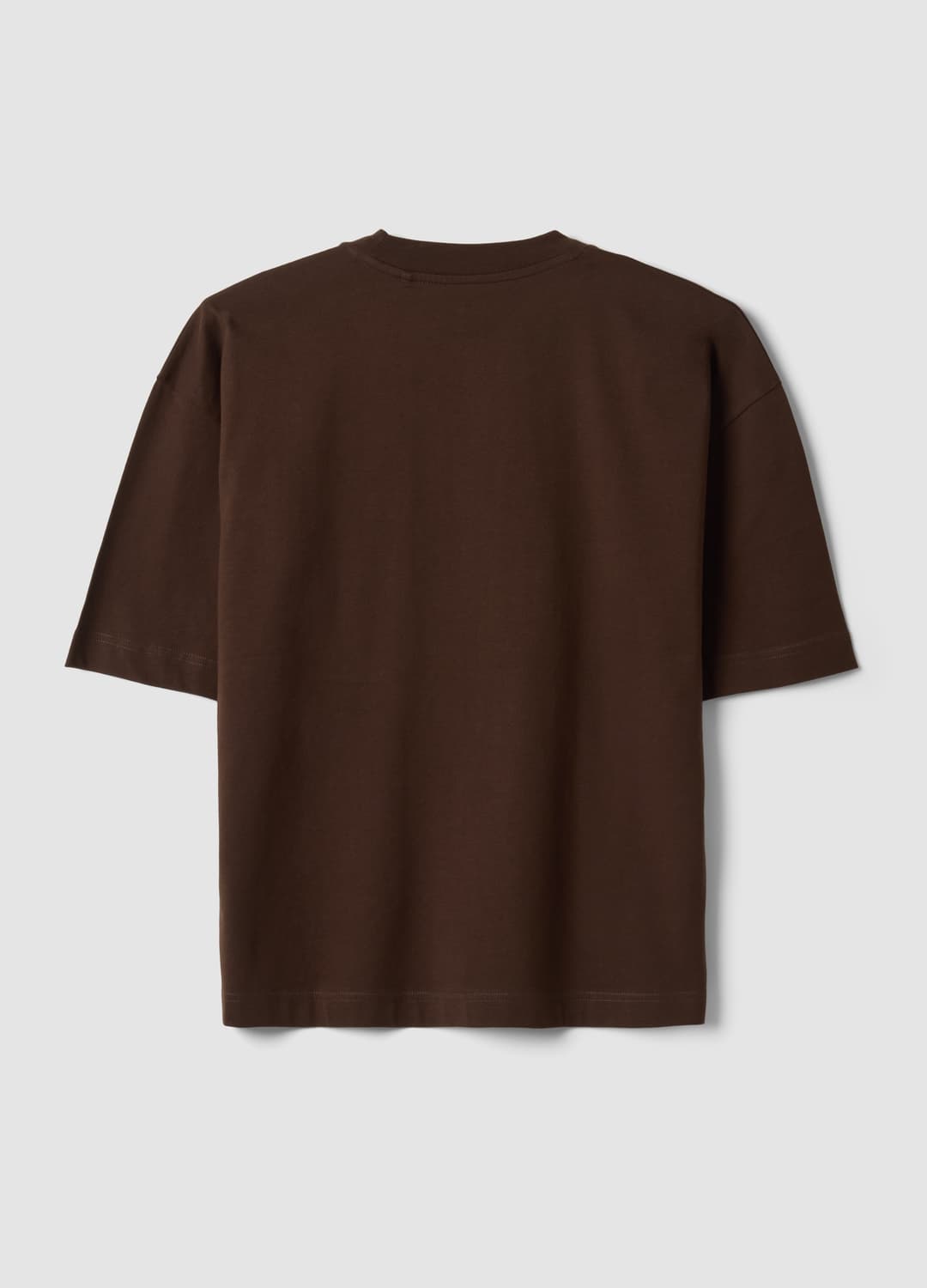 T-shirt Marrone In Puro Cotone Con Taschino Boxy Fit | OVS T-shirt Marrone In Puro Cotone Con Taschino Boxy Fit - 6 | OVS