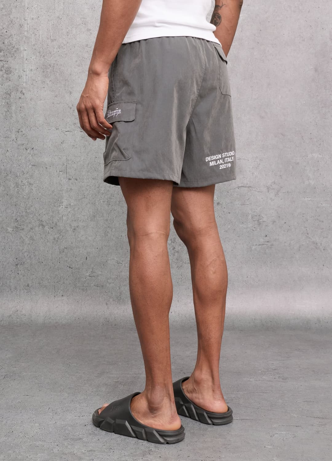Cargo Swim Shorts Vintage Grey | OVS Cargo Swim Shorts Vintage Grey - 3 | OVS