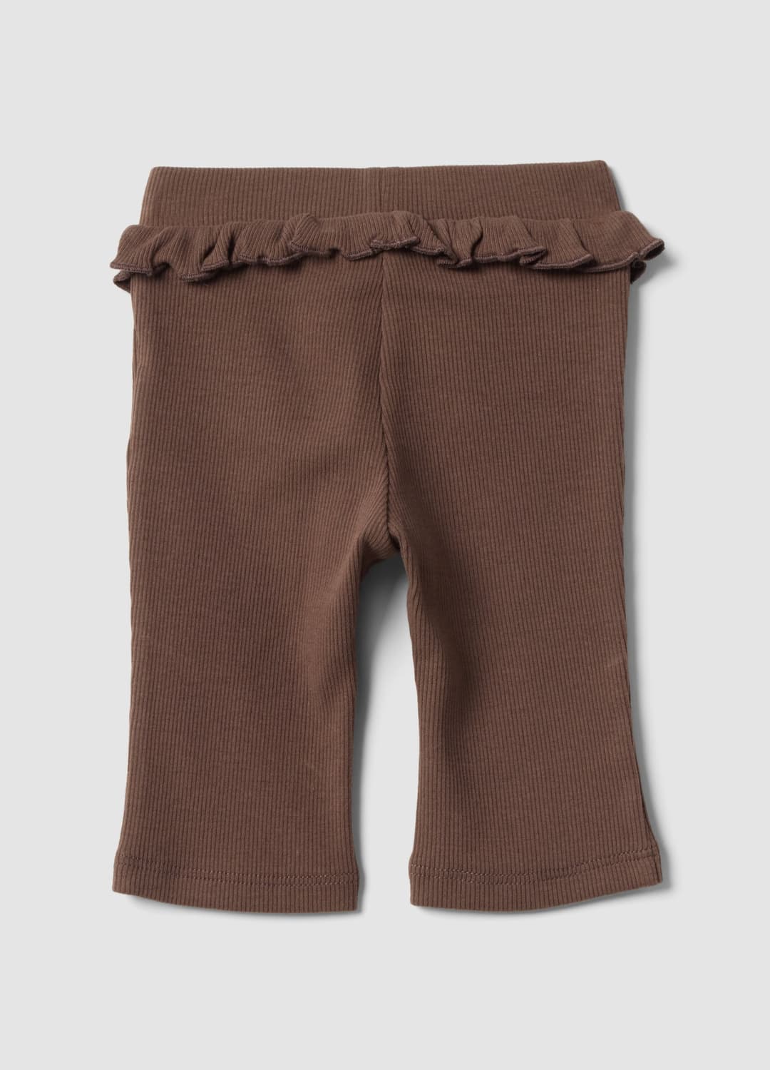 Leggings Marroni Flare In Cotone Organico Elasticizzato Per Neonata | OVS Leggings Marroni Flare In Cotone Organico Elasticizzato Per Neonata - 1 | OVS