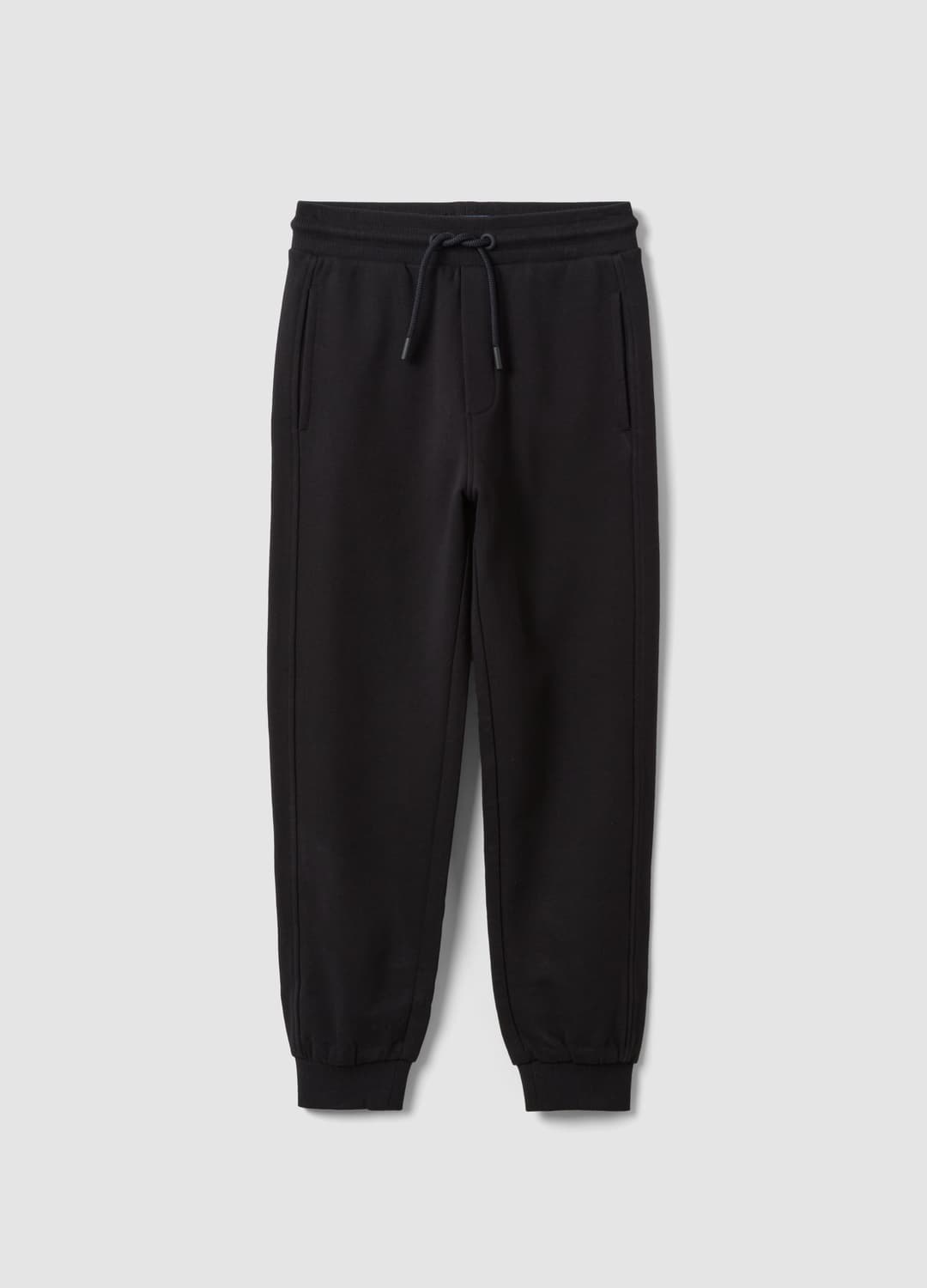 Pantaloni Jogger Neri In Puro Cotone Organico Comfort Fit Per Bambino | OVS Pantaloni Jogger Neri In Puro Cotone Organico Comfort Fit Per Bambino - 0 | OVS