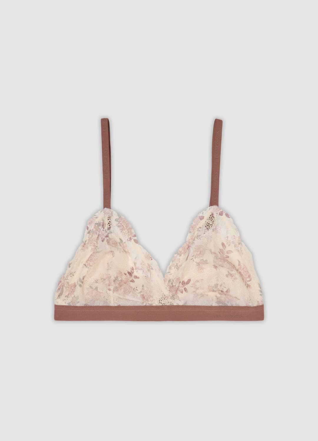 Reggiseno Bralette Beige In Tessuto Elasticizzato Con Pizzo Floreale | OVS Reggiseno Bralette Beige In Tessuto Elasticizzato Con Pizzo Floreale - 0 | OVS
