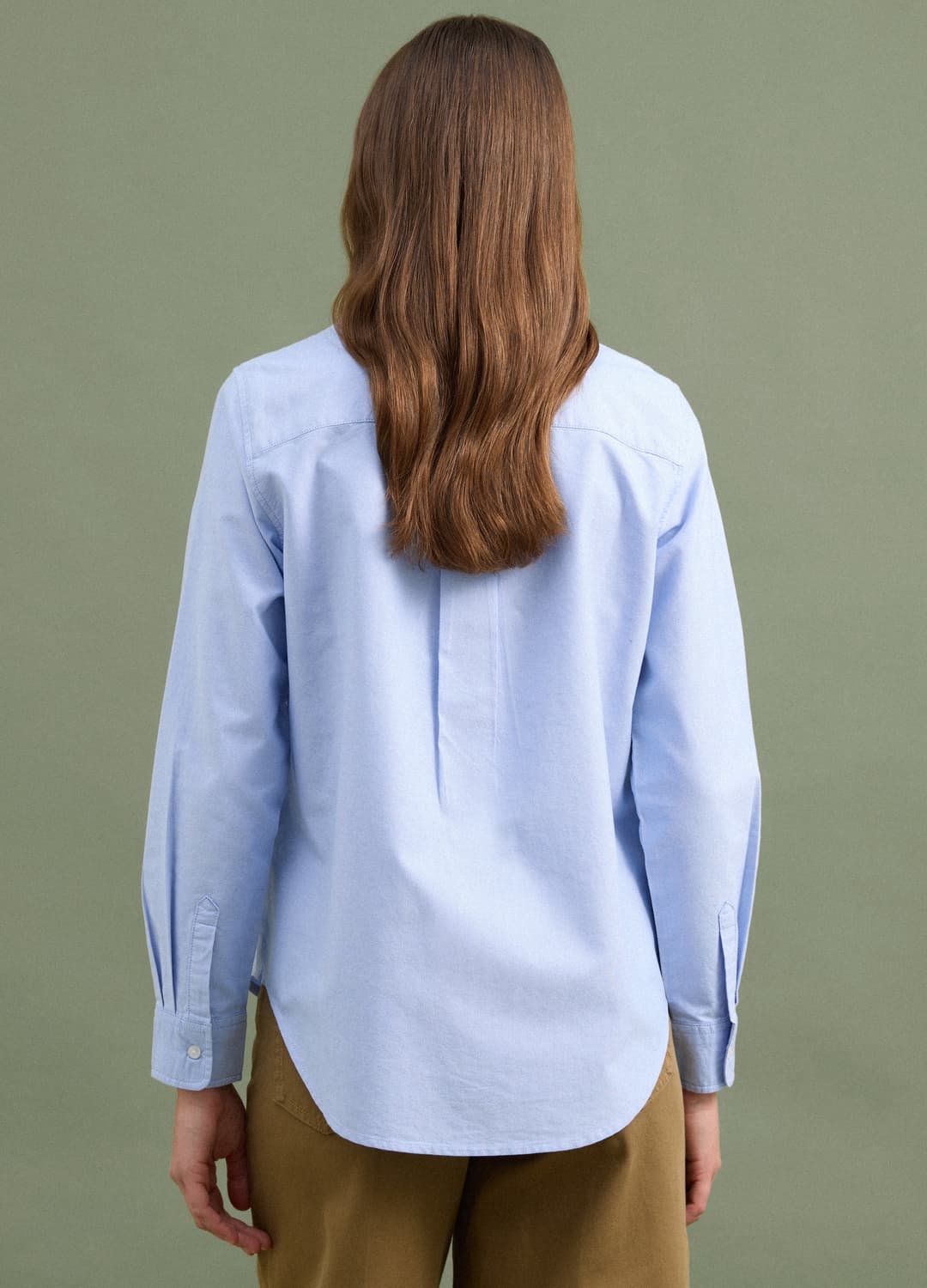 Camicia Oxford Azzurra A Righe Bianche In Puro Cotone Comfort Fit | OVS Camicia Oxford Azzurra A Righe Bianche In Puro Cotone Comfort Fit - 10 | OVS