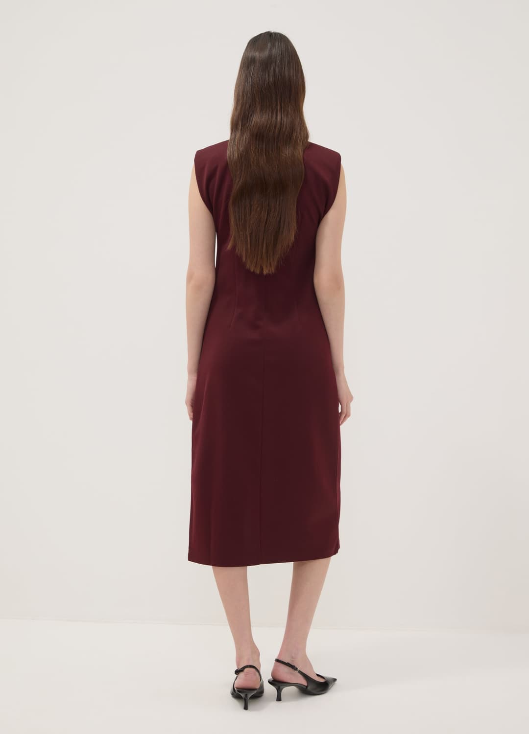 Rotes Midikleid Aus Stretchmaterial | OVS Rotes Midikleid Aus Stretchmaterial - 3 | OVS