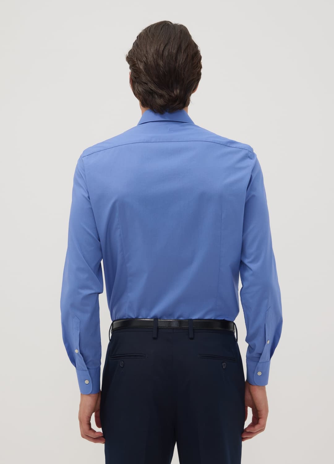 Camicia Blu Slim Fit Con Collo Classico Easy Iron | OVS Camicia Blu Slim Fit Con Collo Classico Easy Iron - 3 | OVS