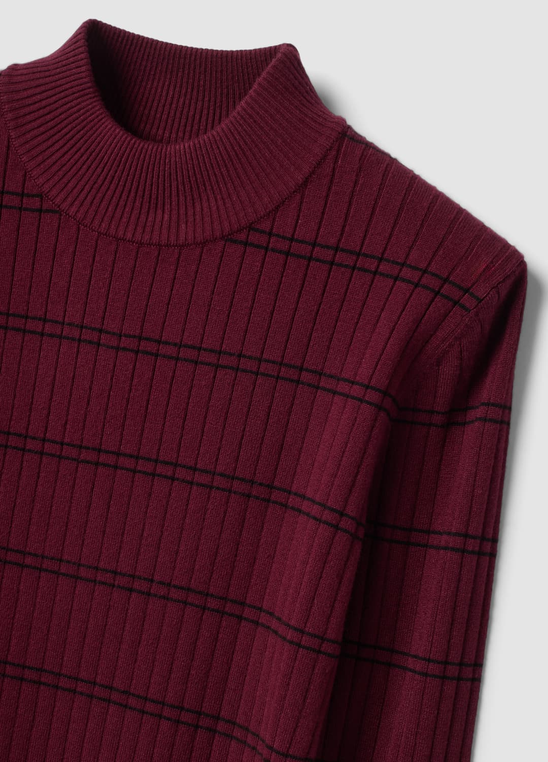 Maglia Marrone In Misto Viscosa Con Collo Rialzato Fitted | OVS Maglia Marrone In Misto Viscosa Con Collo Rialzato Fitted - 5 | OVS