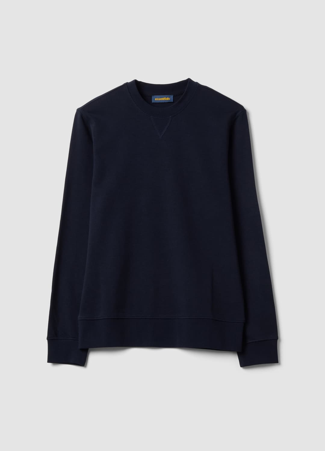 Felpa Blu Girocollo In Misto Cotone Regular Fit | OVS Felpa Blu Girocollo In Misto Cotone Regular Fit - 4 | OVS