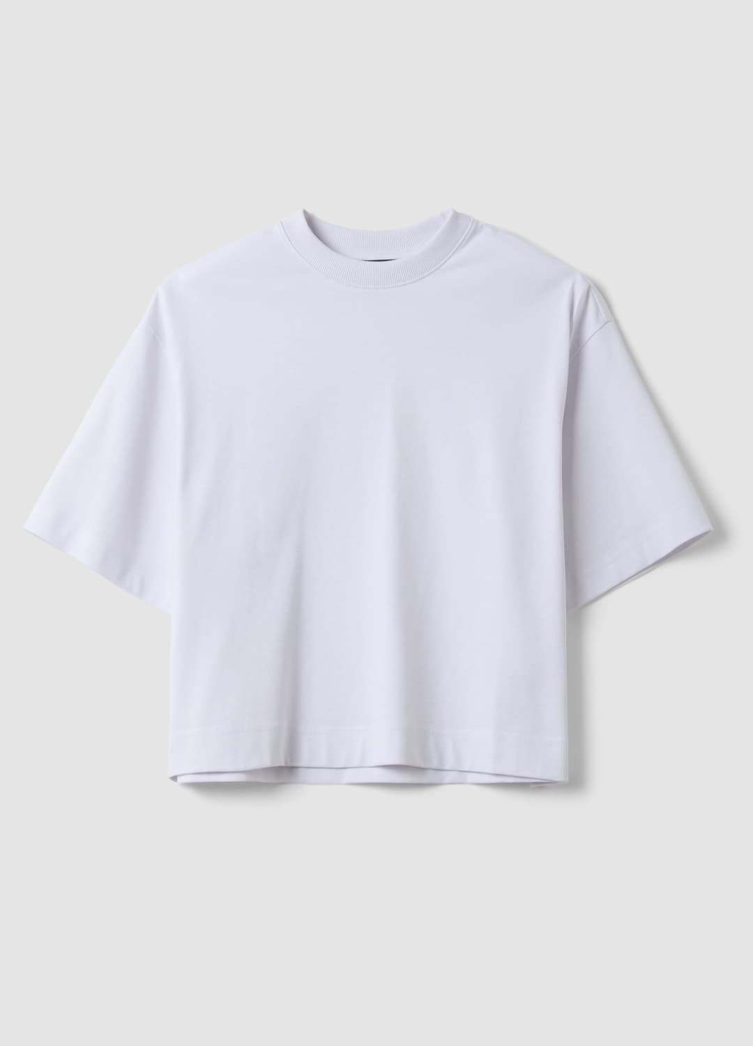 T-shirt Bianca In Misto Cotone Jersey A Girocollo Regular Fit | OVS T-shirt Bianca In Misto Cotone Jersey A Girocollo Regular Fit - 4 | OVS
