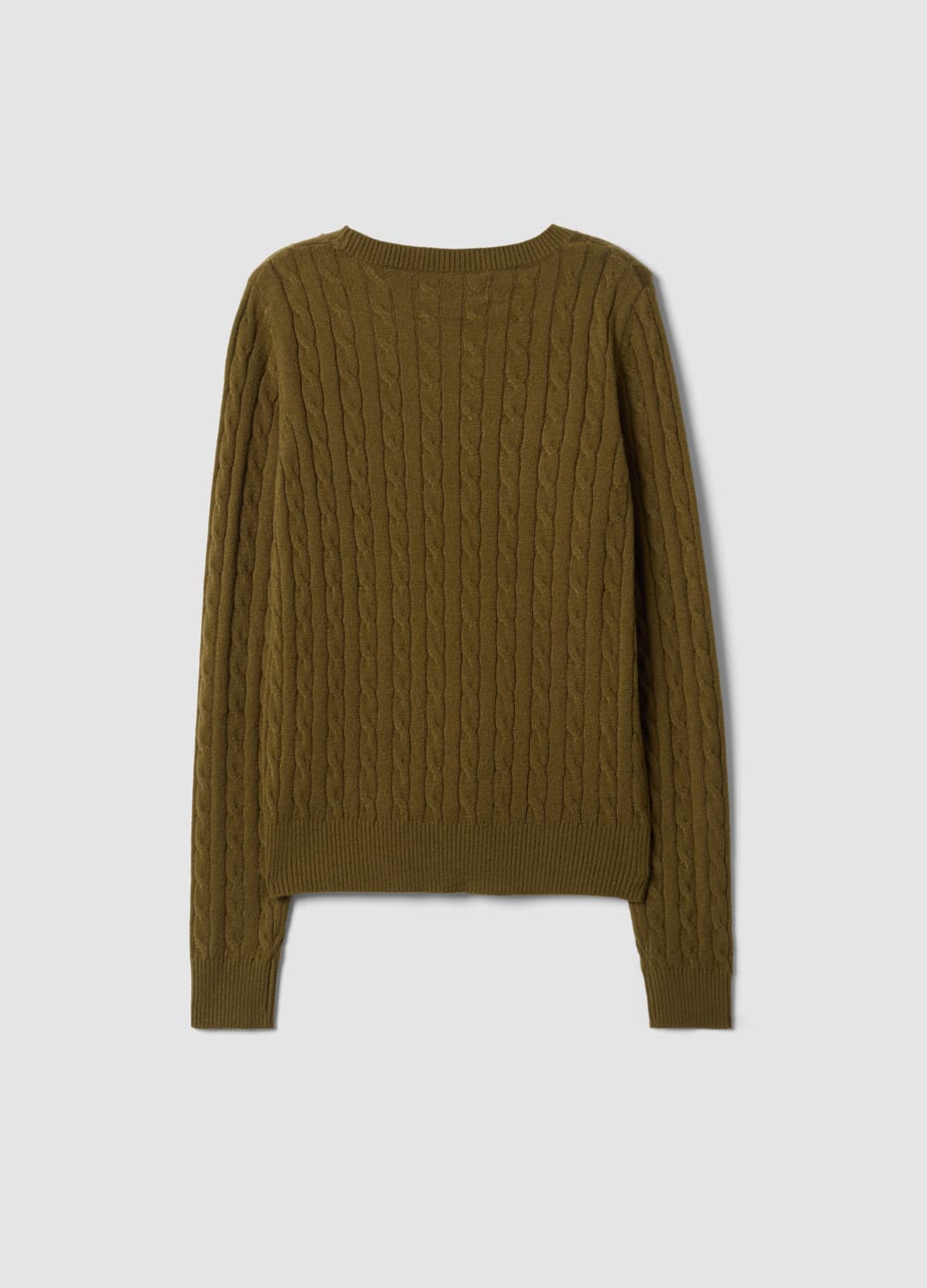Roter Zopfmuster-pullover Mit Rundhalsausschnitt | OVS Roter Zopfmuster-pullover Mit Rundhalsausschnitt - 6 | OVS